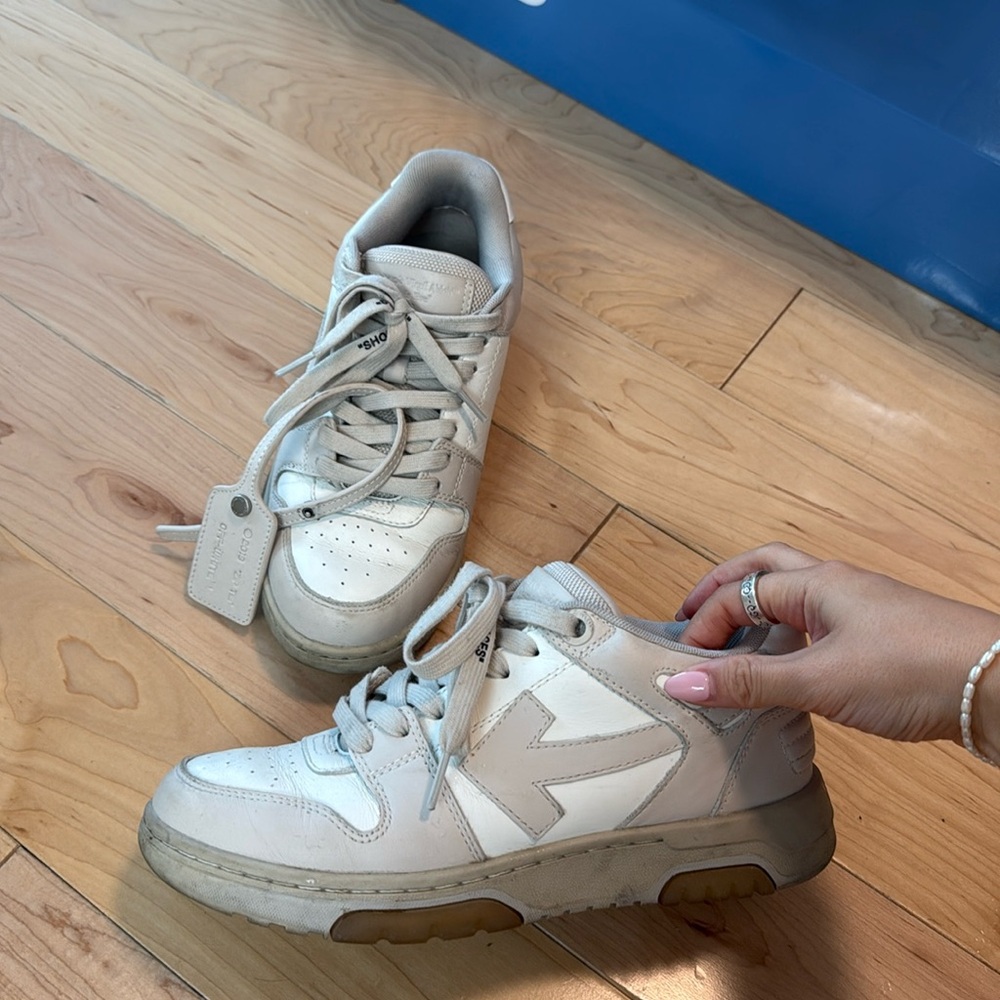Off white sneakers